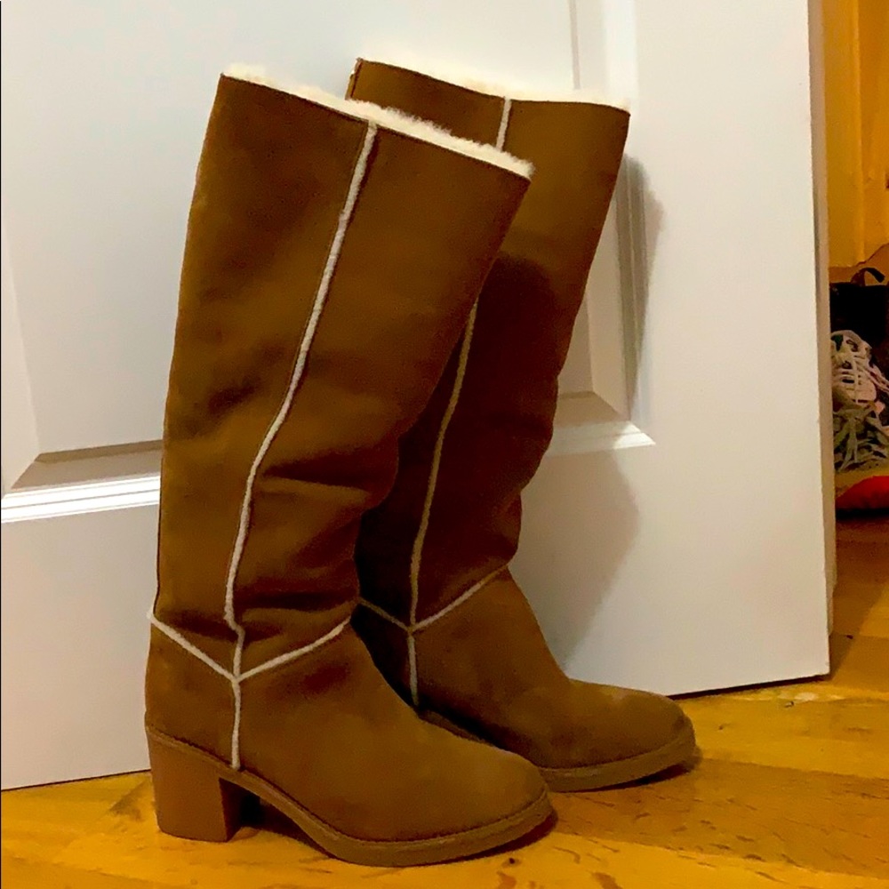 Ugg shearling tall boots